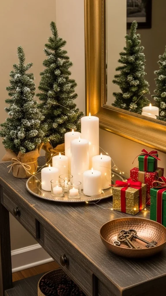 Christmas Entryway Display