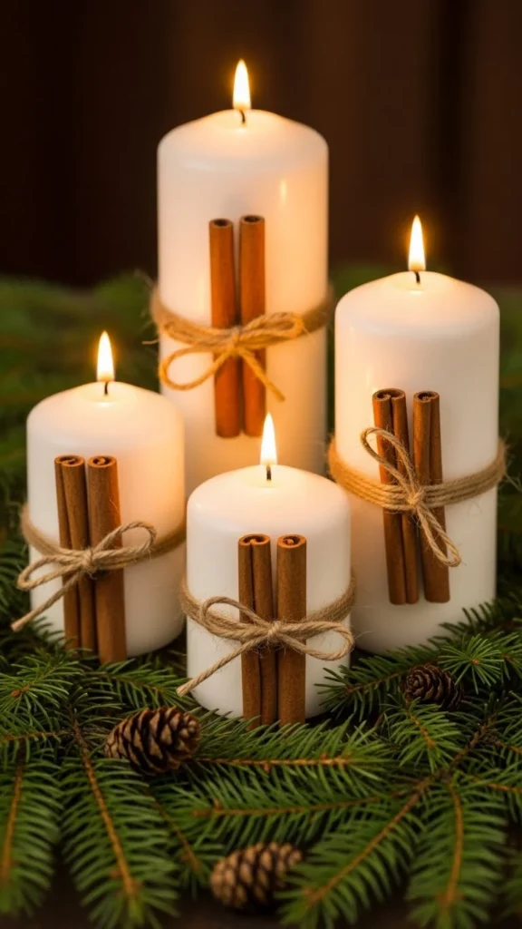 Cinnamon Stick Candles