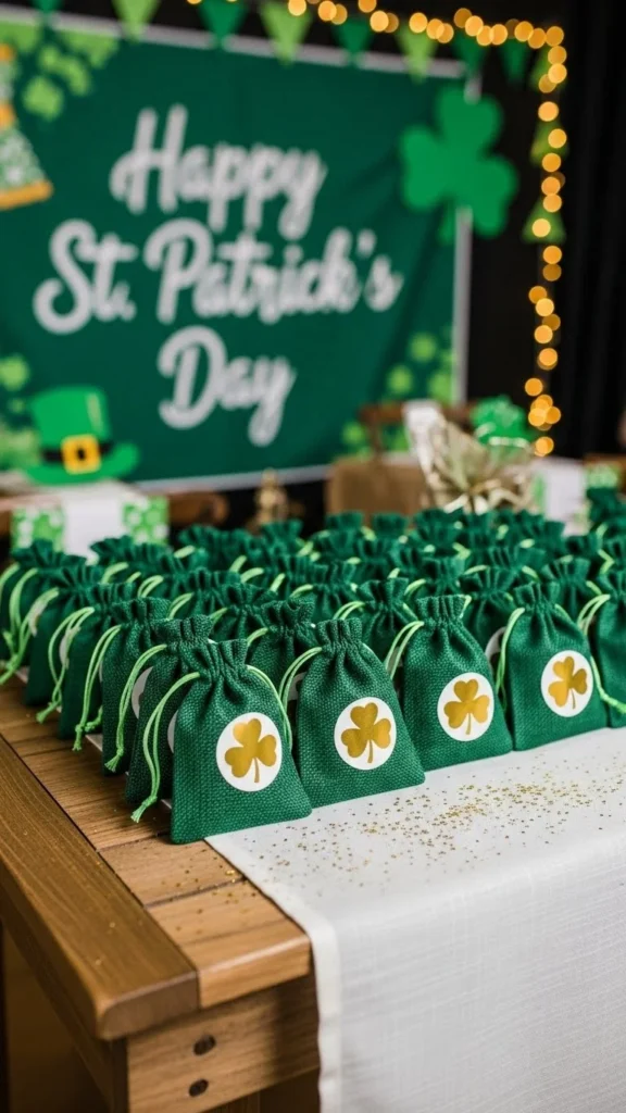 Thoughtful Green Take-Home Favors