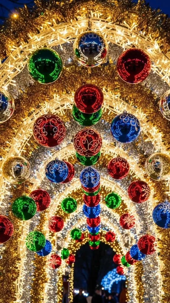  Tinsel Explosion Arch