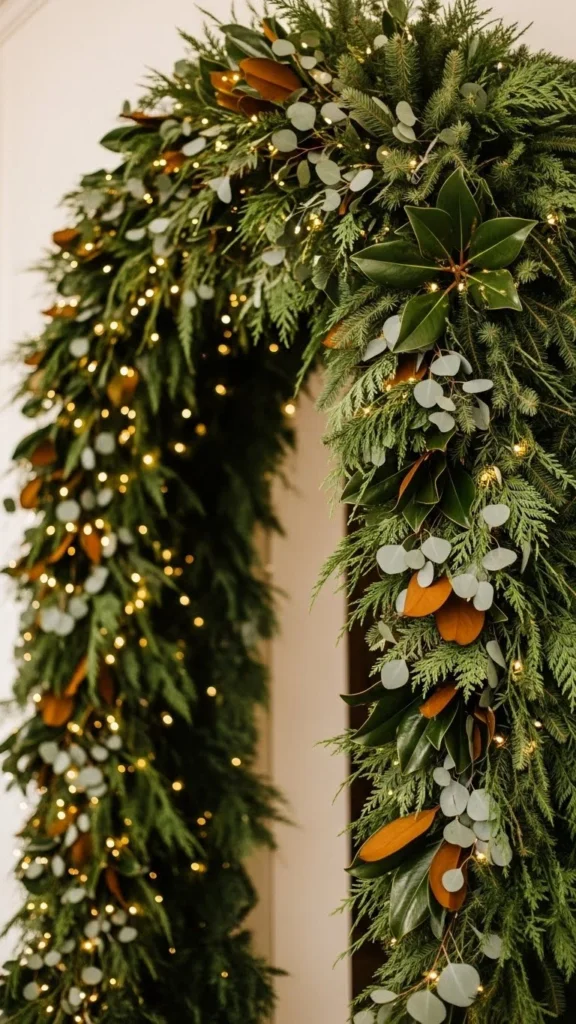 26. Mixed Garland Luxe Arch
