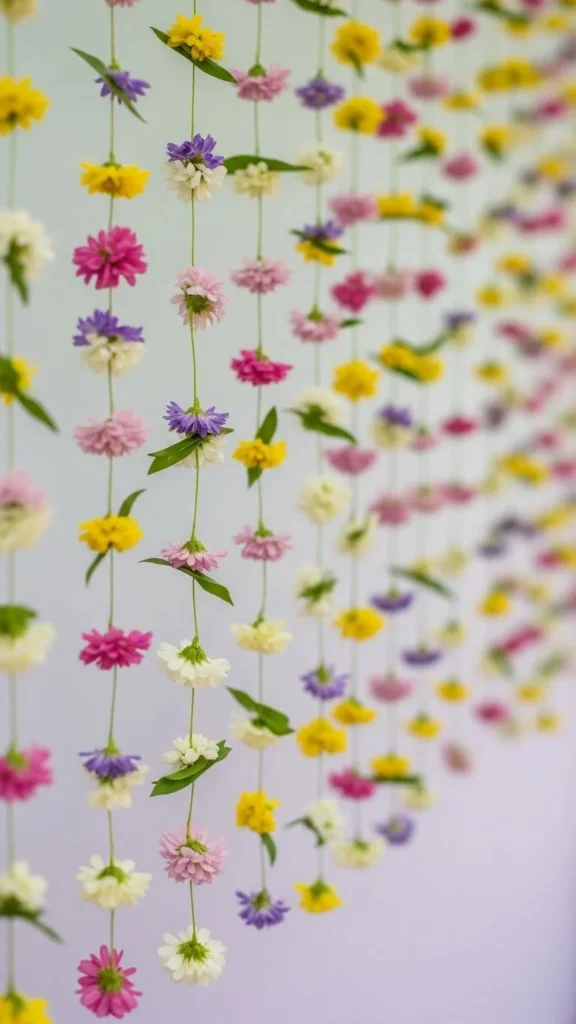 Hanging Floral Strings