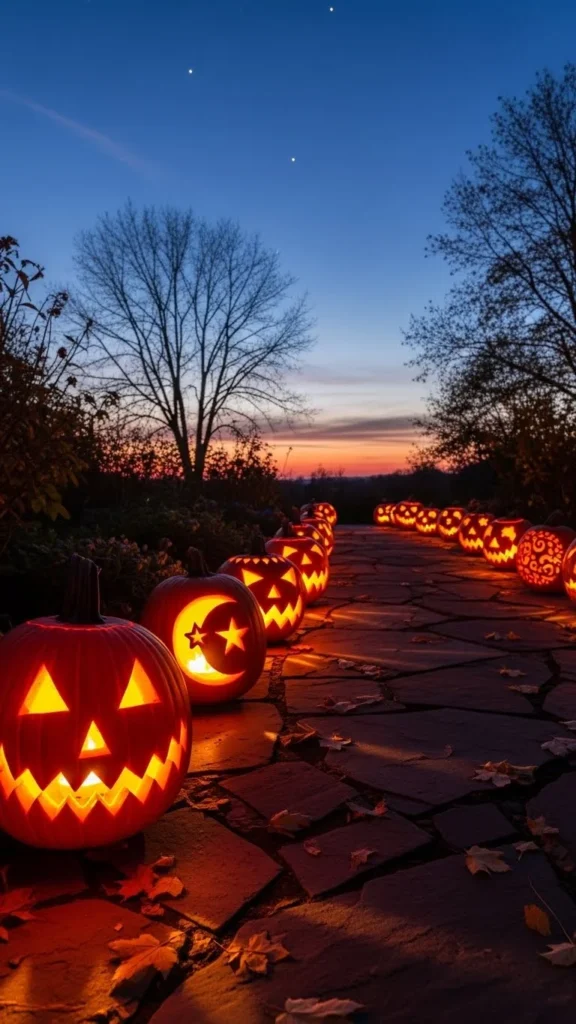  Pumpkin Lantern Pathway