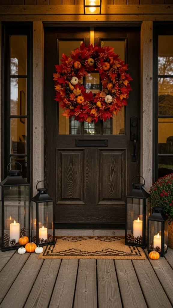 Cozy Lantern Arrangement