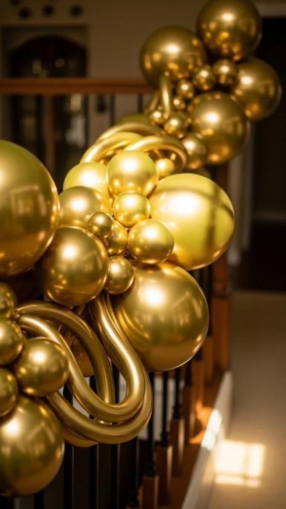 Gold Metallic Holiday Garland