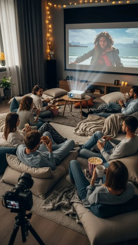 Romantic Movie Lounge Party
