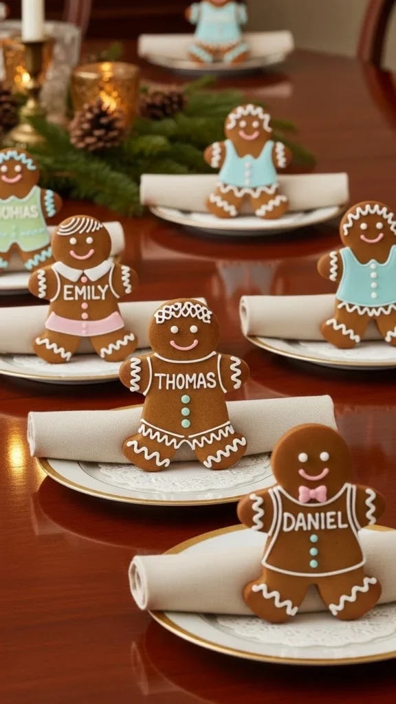Gingerbread People Place Cards