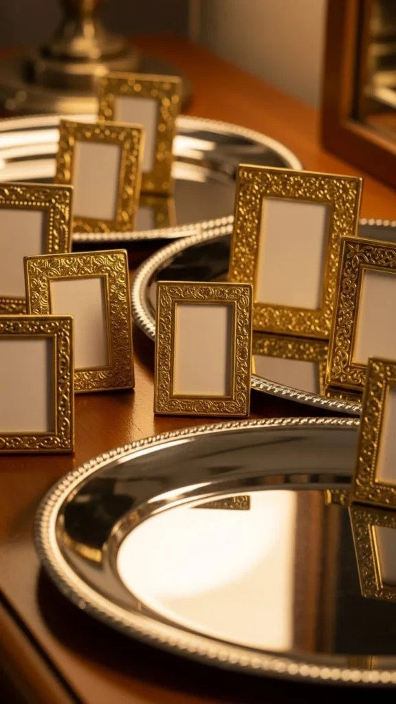 Gold Frame Mini Signs