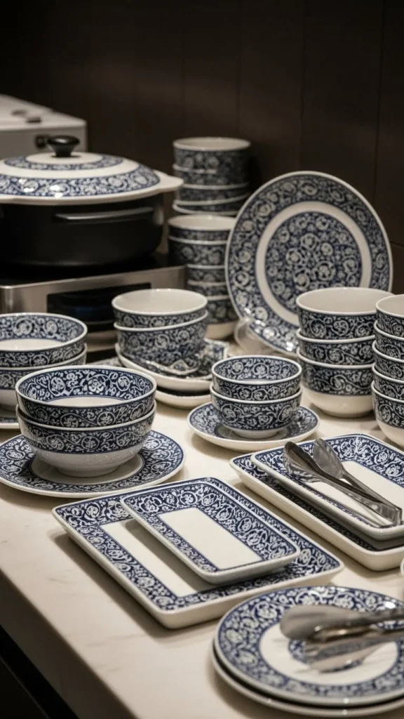 Matching Serveware for a Clean Look