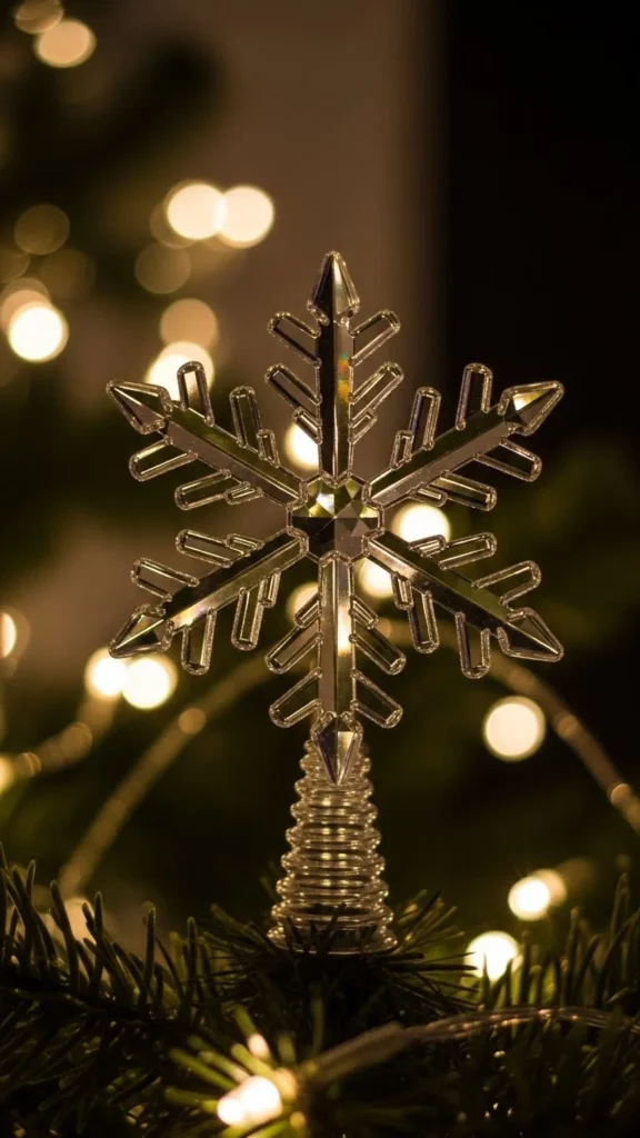 Snowflake Topper with Crystals