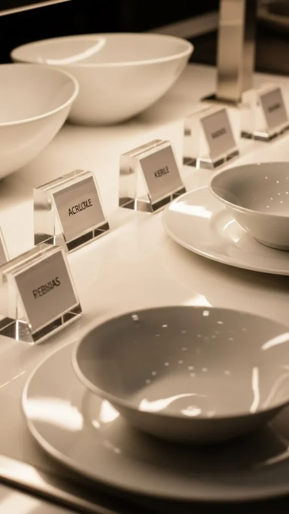 Acrylic Transparent Labels