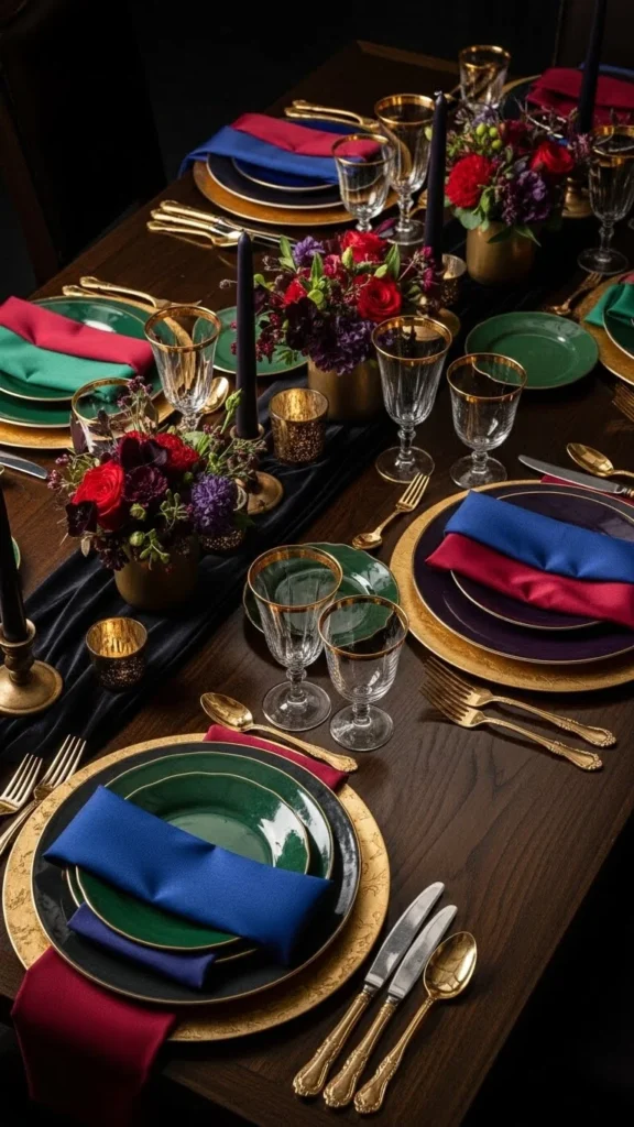 Deep Jewel Tone Layers