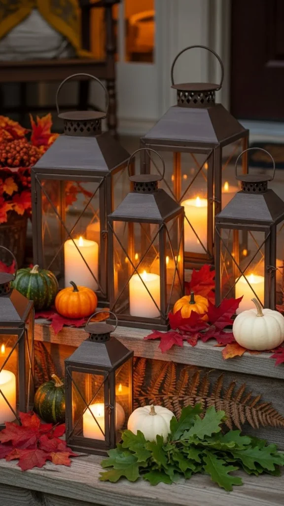 Lanterns Filled with Candles