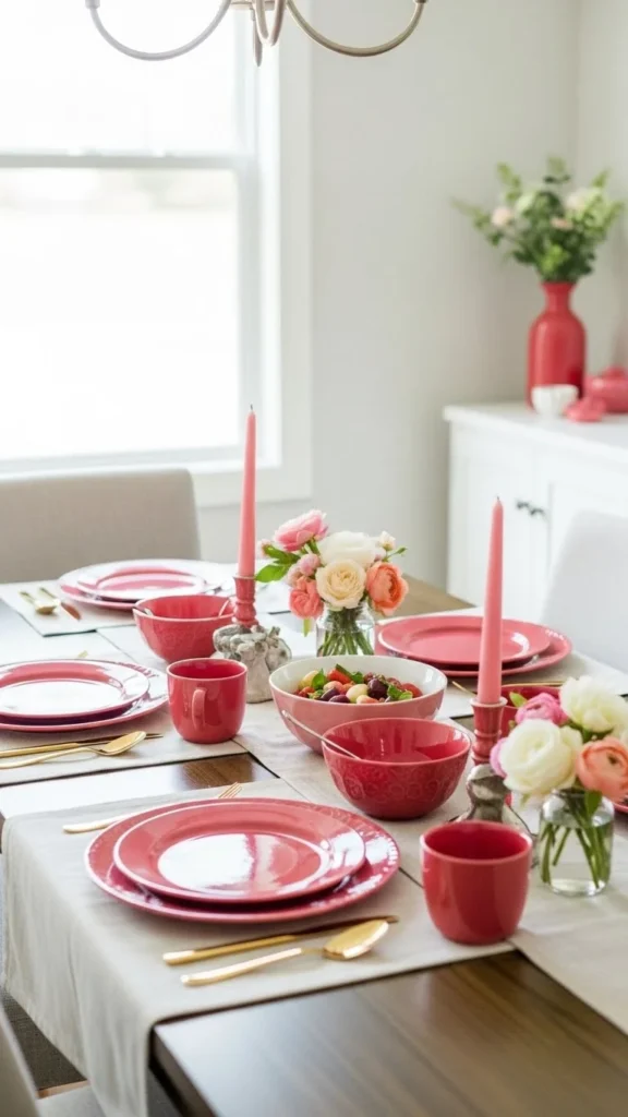 Pink and Red Potluck Party