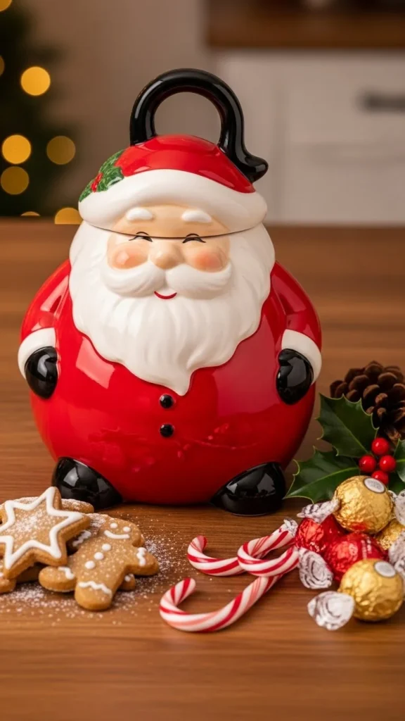 Santa Cookie Jar