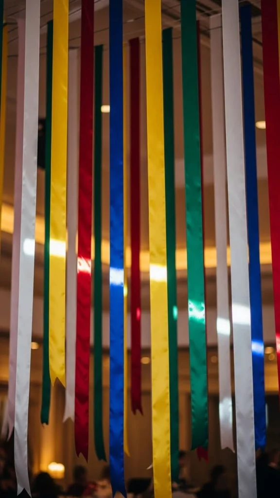 Floating Ribbon Curtains