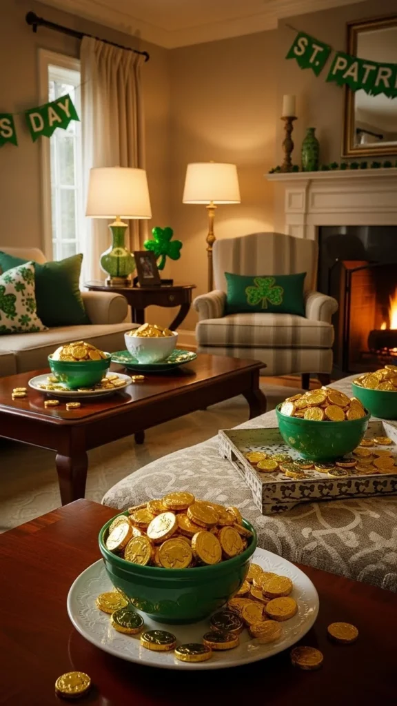 Gold Coin Treasure Bowls