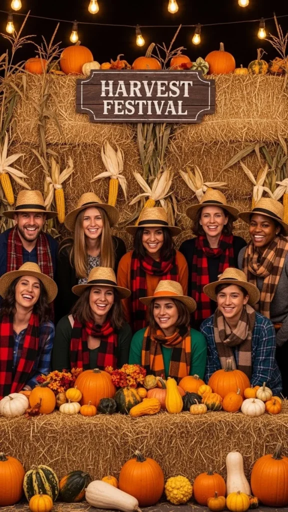Harvest-Themed Photo Booth