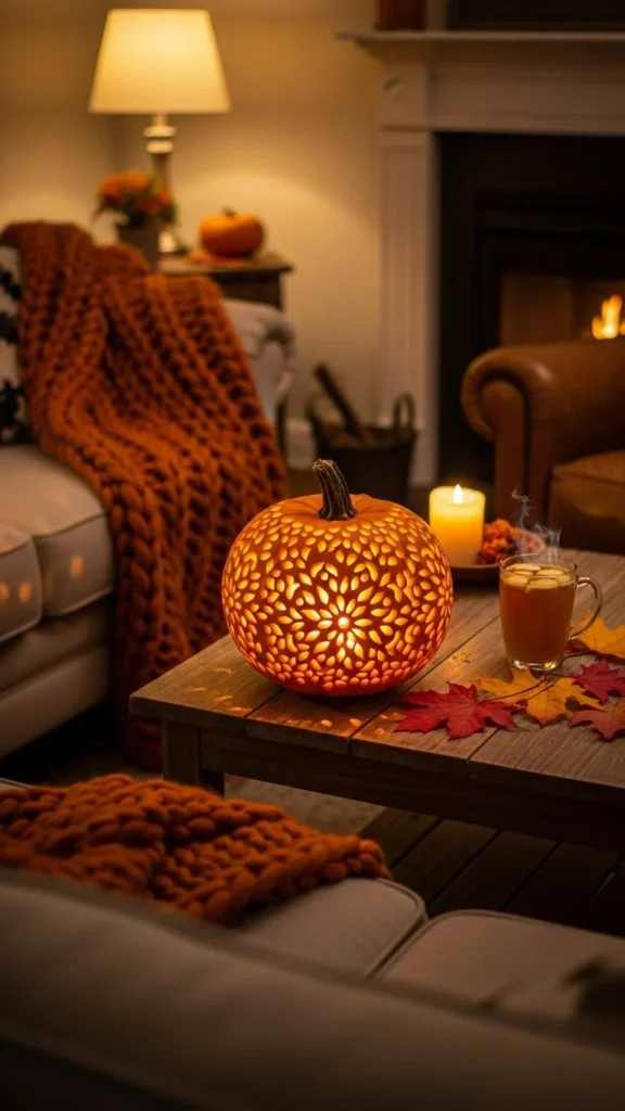 Lace Pattern Pumpkin