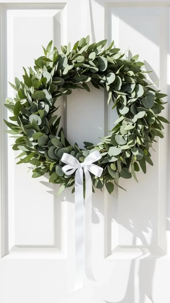Minimalist Eucalyptus Wreath