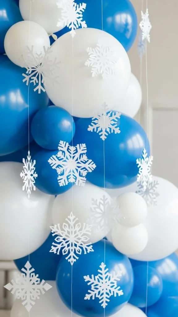 Snowflake-Accented Garland
