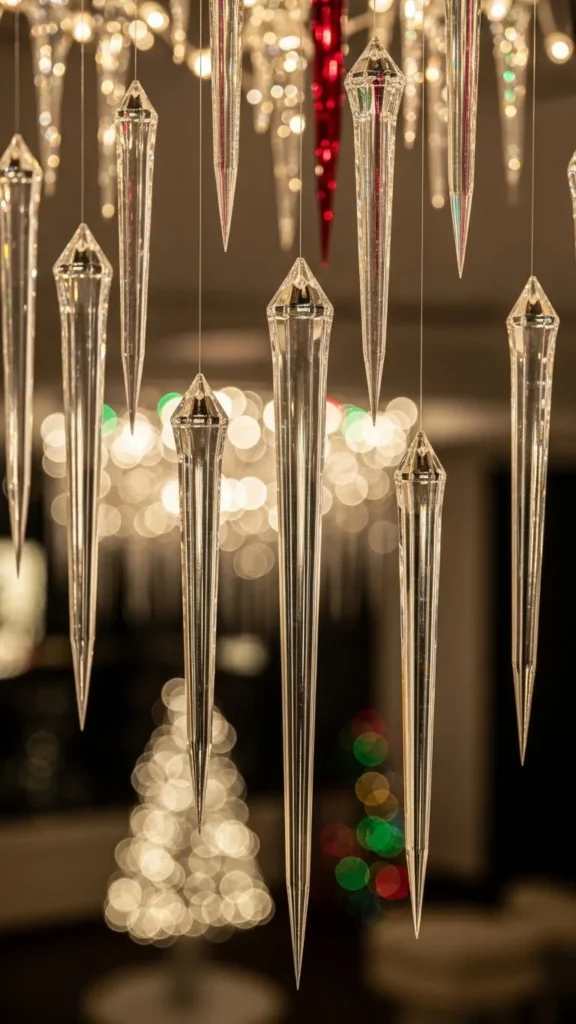 Hanging Crystal Icicles