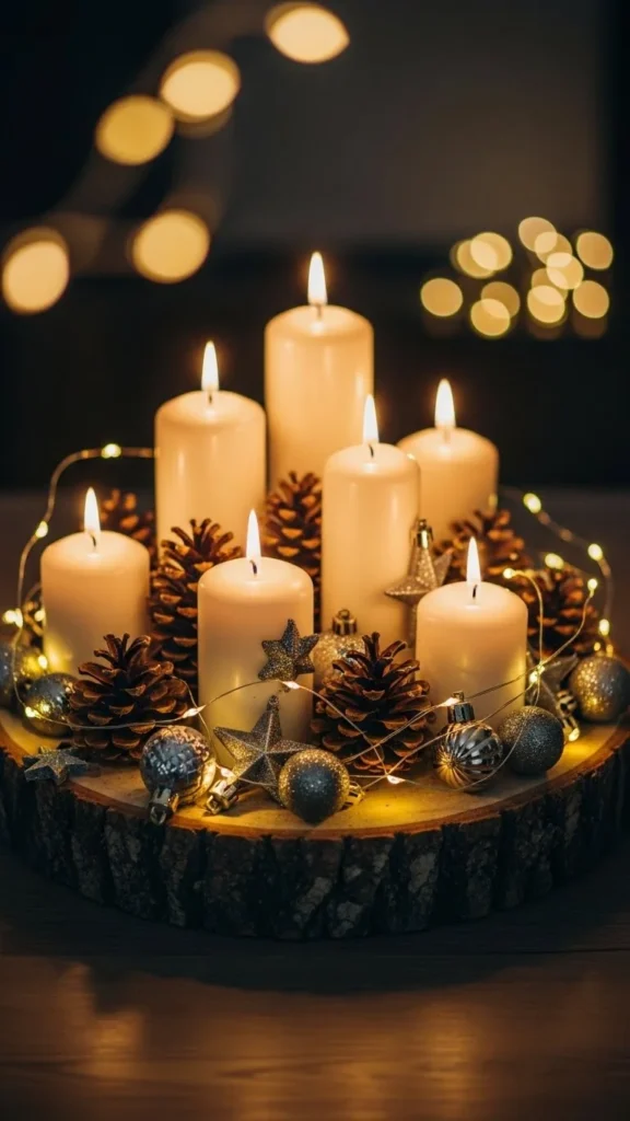 Rustic Wooden Centerpieces