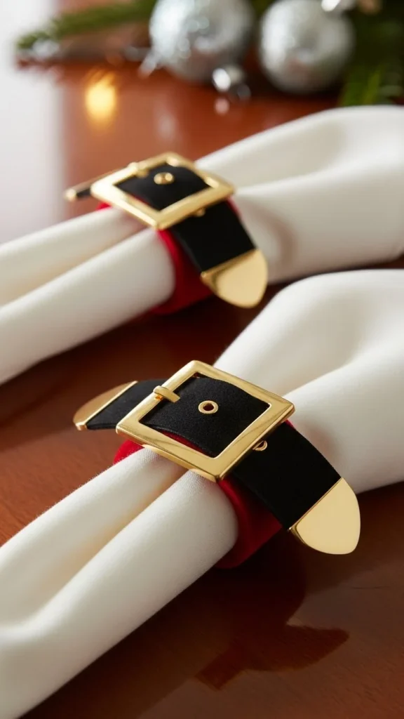 Santa Napkin Rings