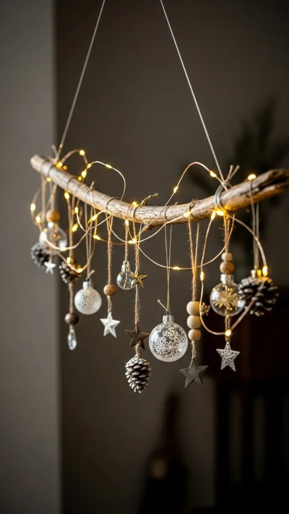 Festive Hanging Branch Displays