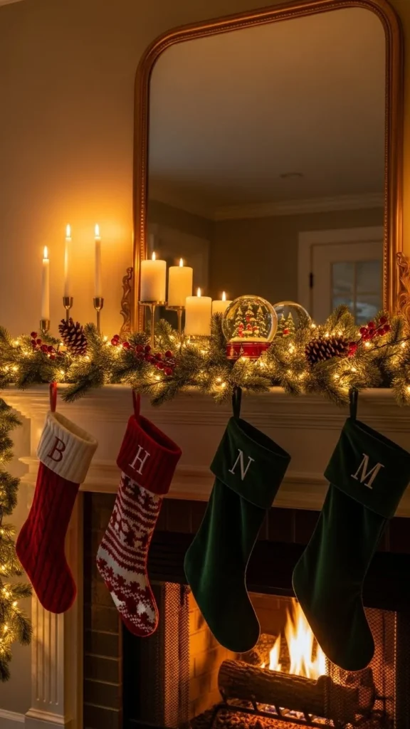 Festive Mantel Garland