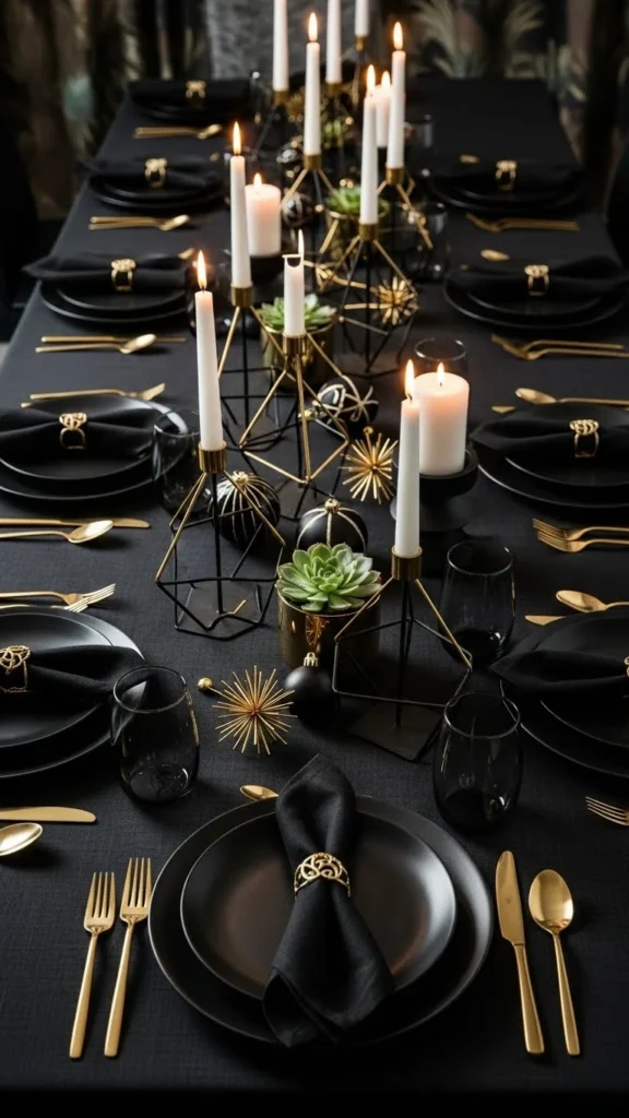 Modern Black and Gold