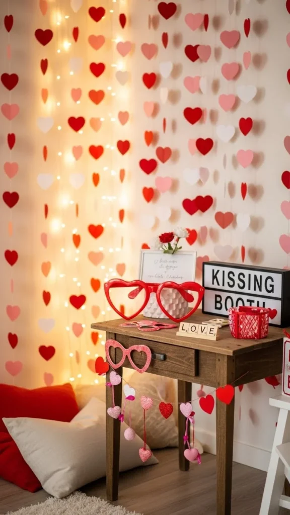 Simple Valentine Photo Corner
