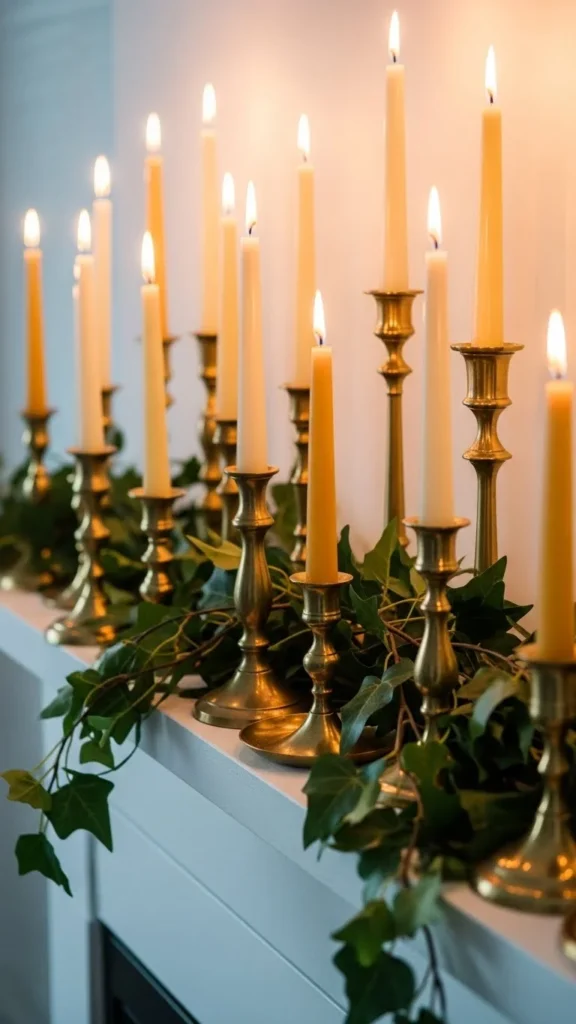 Vintage Brass Candle Holders