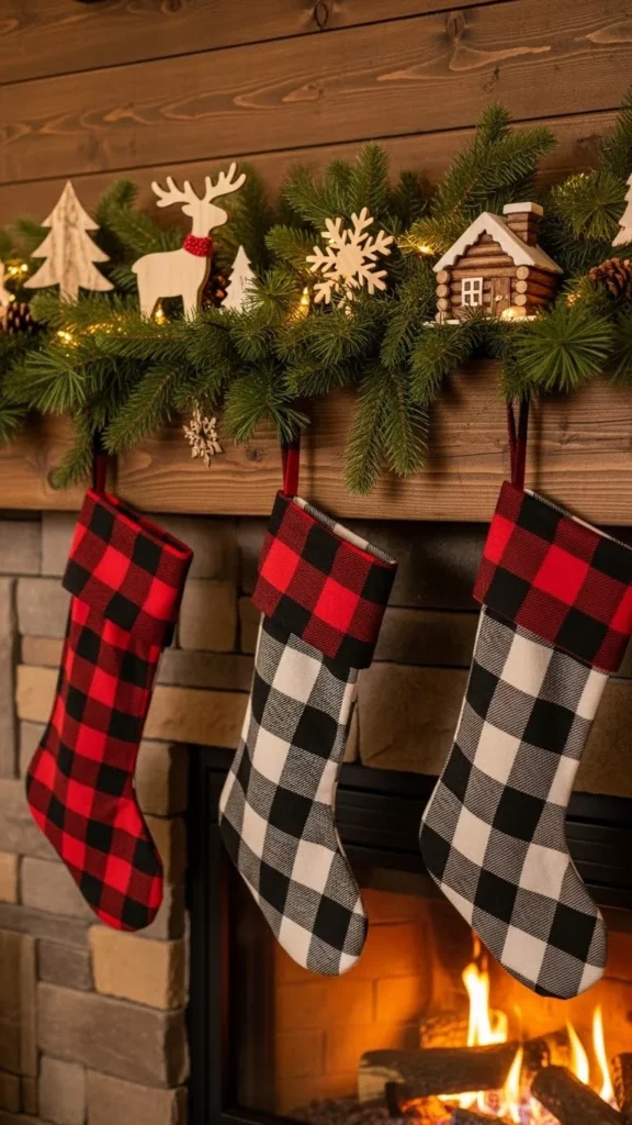 Farmhouse Plaid Stocking