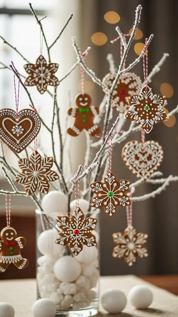 Hanging Gingerbread Ornaments