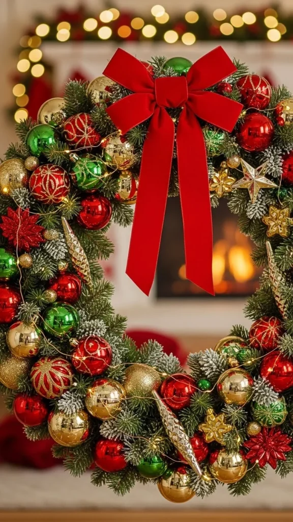 Ornament Cluster Wreath