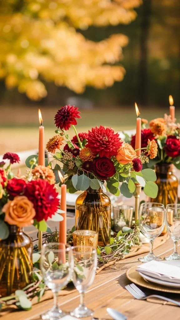 Autumn Wedding Centerpieces