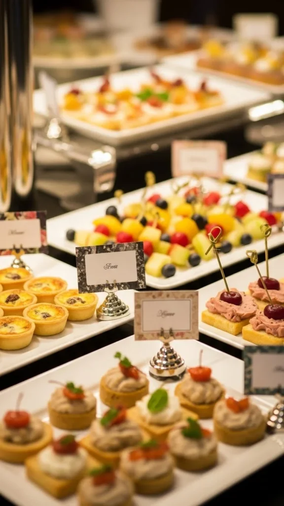 Christmas Buffet Labels