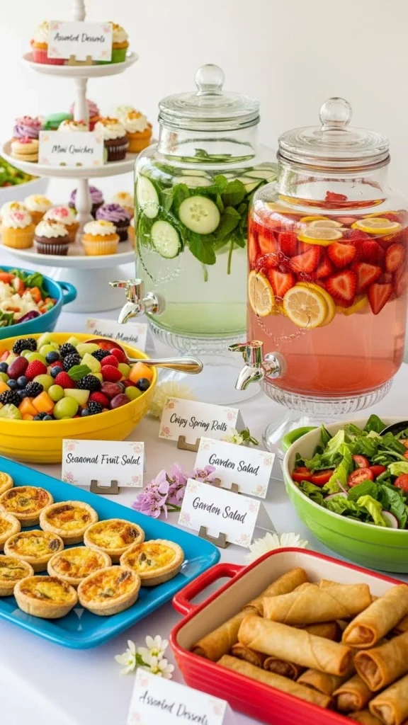 Create a Self-Serve Food and Drink Station