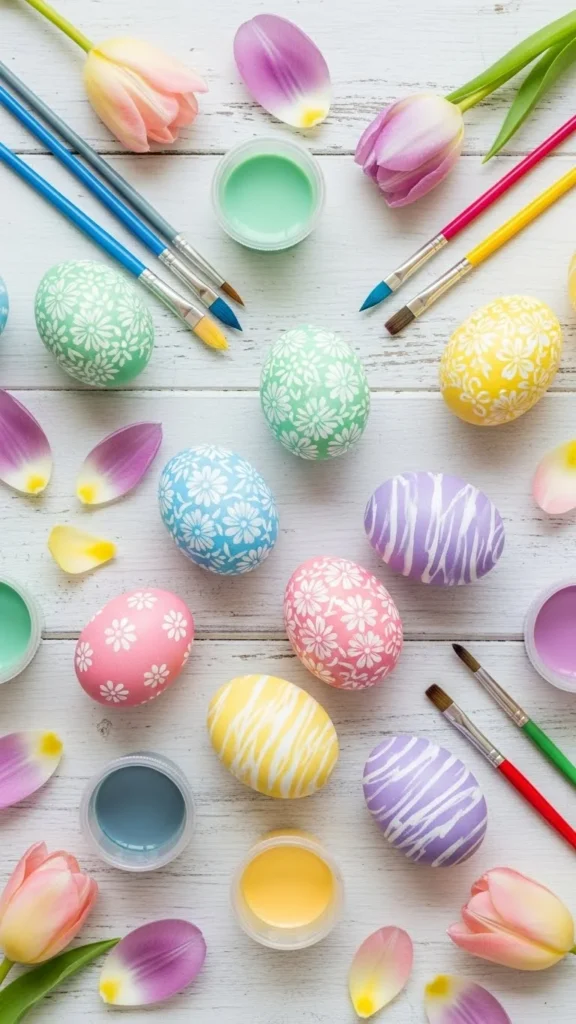 Decorate Easter eggs