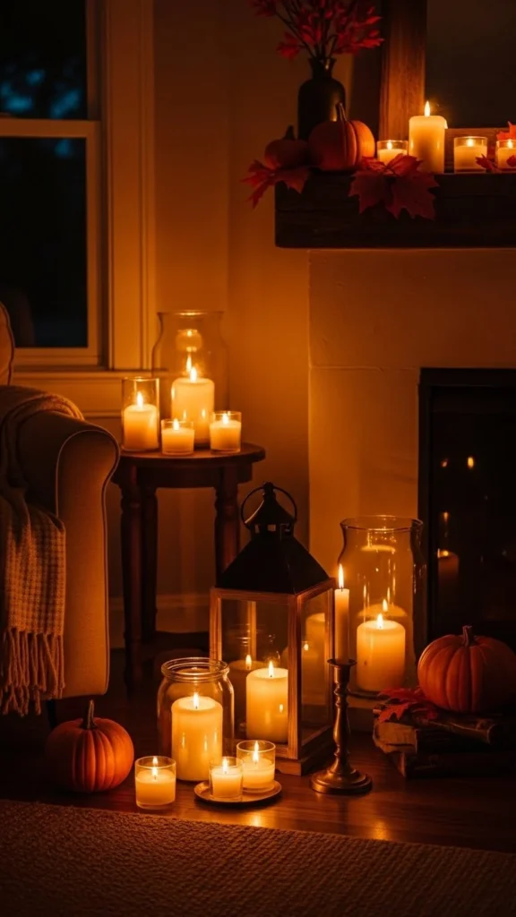 Fall Candle Decor