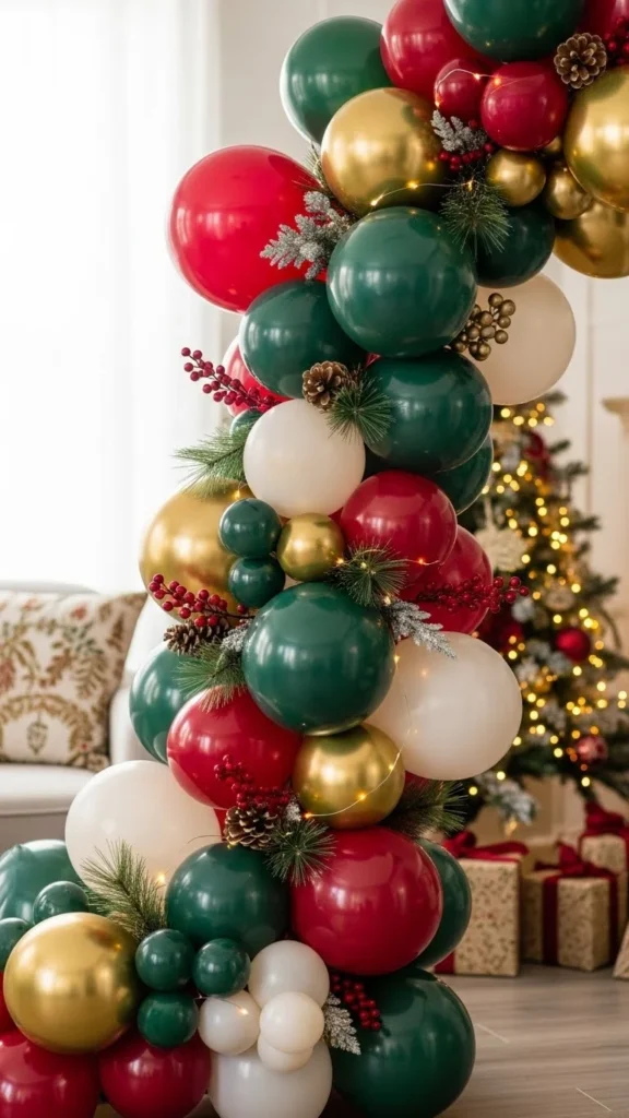 Holiday Balloon Garlands