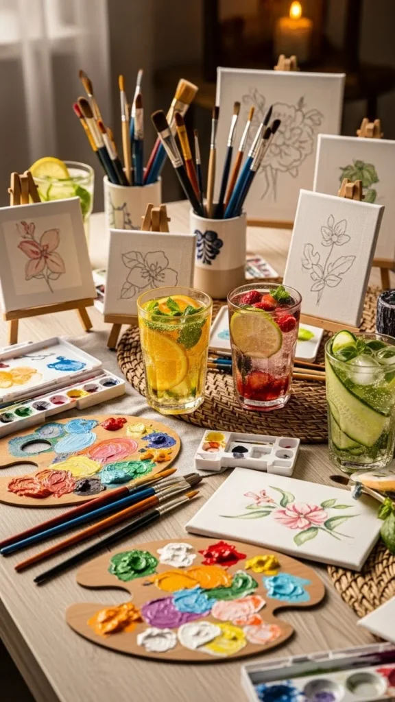 How to Organize a Paint & Sip