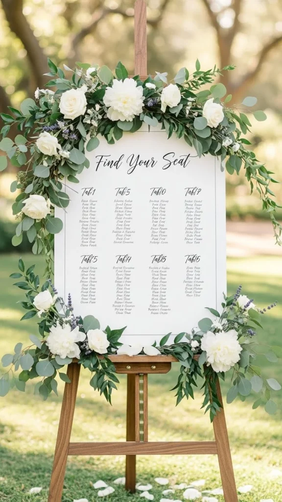 Make a wedding seating chart