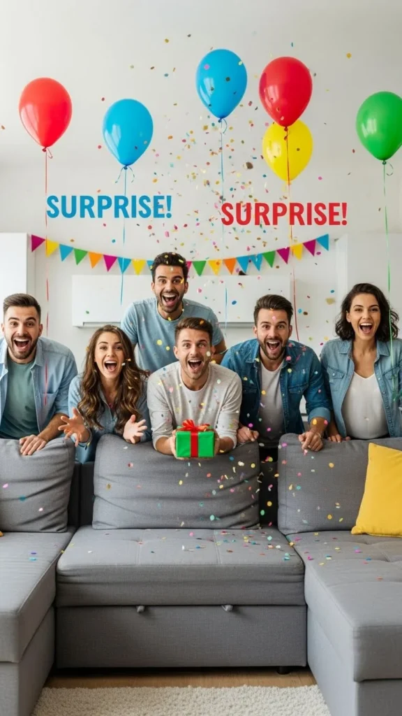 Plan a surprise party