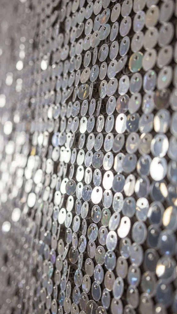 Sequin Shimmer Wall