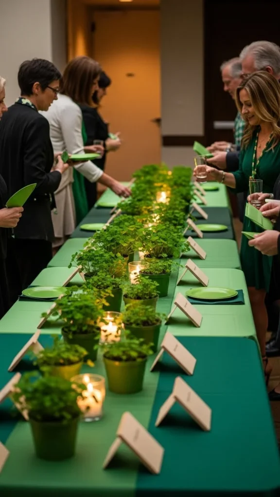 Clover-Themed Welcome Station