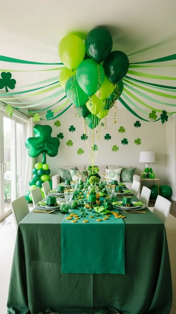 Green-Themed Party Color Plan