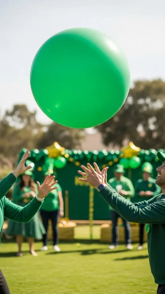 Green Balloon Volleyball