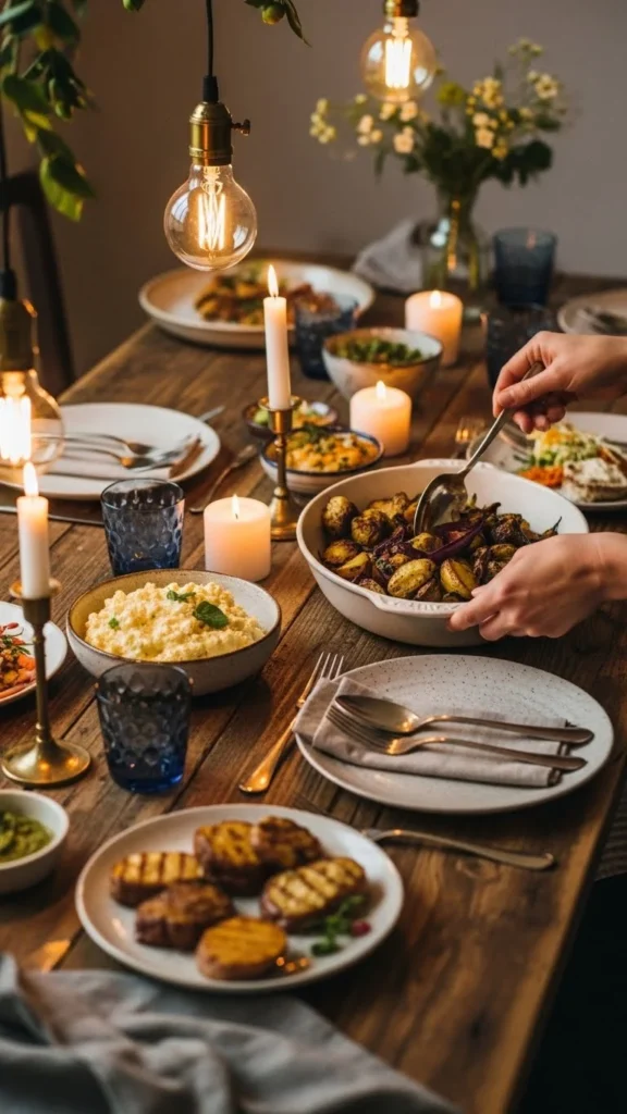Rustic Table Share Night